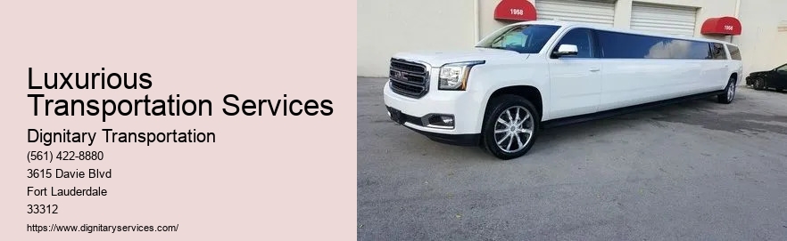 Luxurious Transportation Services